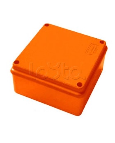 Коробка огнестойкая 100х100х55, 5P, (2,5-16 мм2), без галогена Экопласт 42037HF в Ессентуках Коробки (ОКЛ) Экопласт Pintop.ru