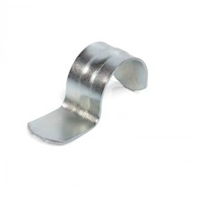 Скоба оцинкованная однолапковая без монтажного отверстияс, для трубы D16мм (100шт) Экопласт (43717)