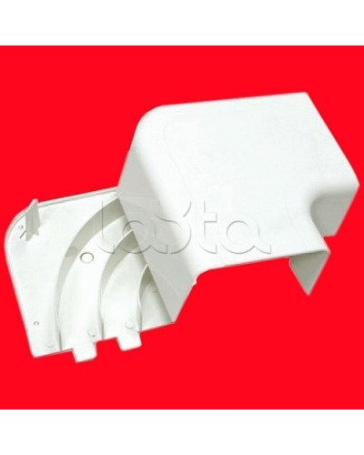 Угол плоский 100х40 с задней стенкой и разделителем для кабель-канала серии ARC-LAN, огнестойкость E15-E110 Экопласт 576314-E110 в Ессентуках Аксессуары для кабель-канала Pintop.ru