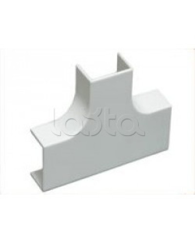 Угол Т-образный плавный стандарт TIA 40x16 мм Экопласт 72406R в Ессентуках Аксессуары для кабель-канала Pintop.ru