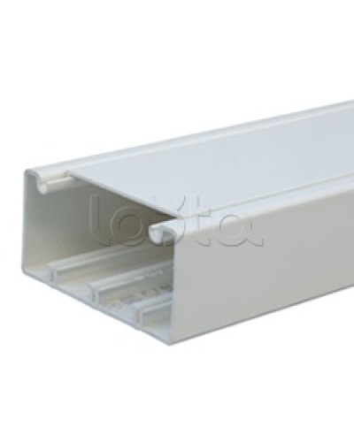 Короб с крышкой 100x55 (Крышка=80мм), 1шт=2м Экопласт 76002-2 Экопласт 76002-2 в Ессентуках Кабель-канал Pintop.ru