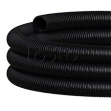 NR040 Двустен. труба ПНД гибкая откр. прокладки, SN29, с зондом, D40мм (50м) чёрный Экопласт (801040HFR-UF-BL)