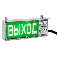 Оповещатель световой Эридан Экран-С-ККВ К2 12-24 VDC "Газ! Не входи" цвет фона черный, надпись красная (ЗГ+ЗГ+ЗГ)