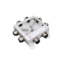 Коробка монтажная огнестойкая Гефест КМ-О (12к*10,0)-IP66 1212, 8 вводов 123х123х60