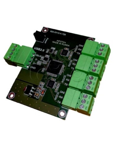 Конвертер USB/RS-232 ИНФОТЕХ AVT-USB/4RS232 в Ессентуках Дополнительное оборудование для ОПС Pintop.ru