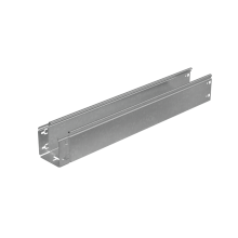 Лоток неперфорированный 100х100х1,5 L4000 мм "Быстрый монтаж ПЛЮС" HD85 КМ-профиль (LNplus100-100-1.5-4000 HD85)