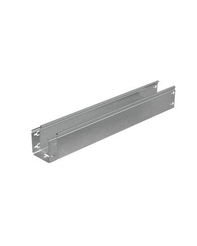 Лоток неперфорированный 100х100х1,5 L4000 мм Быстрый монтаж ПЛЮС HD85 КМ-профиль (LNplus100-100-1.5-4000 HD85) в Ессентуках Кабельные лотки Pintop.ru