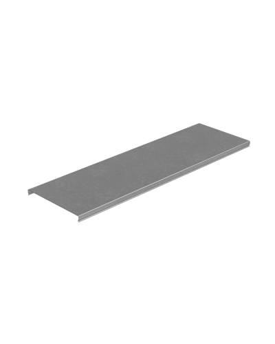 Крышка лотка 200х1,0 L2500 мм ПЛЮС КМ-Профиль (KLplus200-1.0-2500) в Ессентуках Аксессуары для лотков Pintop.ru