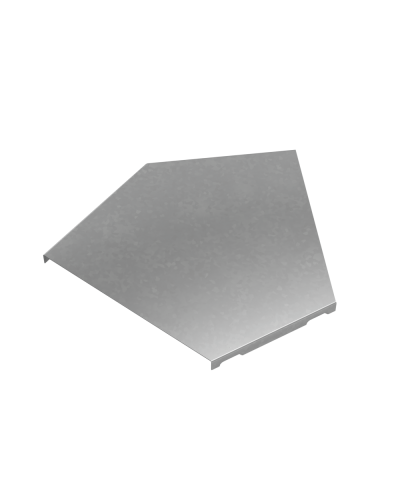 Крышка горизонтального угла 45 гр. 200 мм ПЛЮС HD КМ-Профиль (KGLplus45-200 HD) в Ессентуках Аксессуары для лотков Pintop.ru