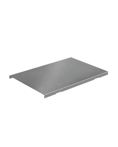 Крышка угла вертикального внешнего 400 мм с разворотом трассы на 90 гр. ПЛЮС HD85 КМ-профиль (KVLPDplus90-400 HD85) в Ессентуках Аксессуары для лотков Pintop.ru