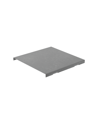 Крышка на угол внешний вертикальный 50х500 мм с разворотом трассы на 180 гр. ПЛЮС HD КМ-Профиль (KVLTDplus90-50-500 HD) в Ессентуках Аксессуары для лотков Pintop.ru