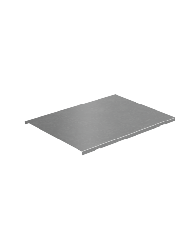 Крышка на вертикальный Т-ответвитель переходник 400-150 мм с разворотом трассы на 90 гр. ПЛЮС (нижняя часть меньше исходной) КМ-Профиль (KTDPSplus90-400-150) в Ессентуках Аксессуары для лотков Pintop.ru