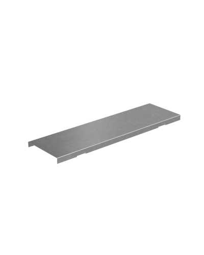 Крышка на вертикальный Т-ответвитель переходник 100-500 мм с разворотом трассы на 90 гр. ПЛЮС (нижняя часть больше исходной) КМ-Профиль (KTDPVplus90-100-500) в Ессентуках Аксессуары для лотков Pintop.ru