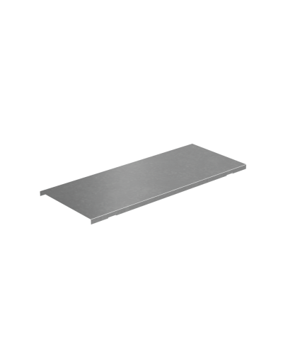 Крышка на вертикальный Т-ответвитель переходник 200-400 мм с разворотом трассы на 90 гр. ПЛЮС (нижняя часть больше исходной) HD85 КМ-профиль (KTDPVplus90-200-400 HD85) в Ессентуках Аксессуары для лотков Pintop.ru