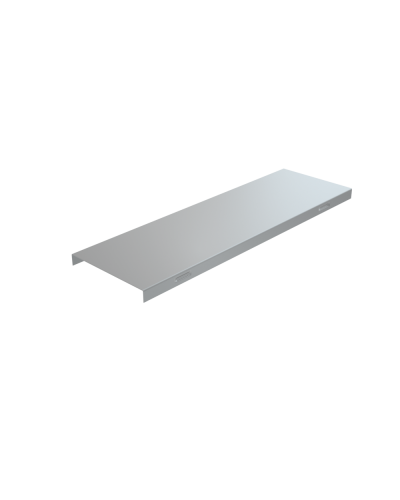 Крышка на вертикальный Т-ответвитель переходник 300-400 мм с разворотом трассы на 90 гр. (нижняя часть больше исходной) КМ-Профиль (KTDPV300-400) в Ессентуках Аксессуары для лотков Pintop.ru