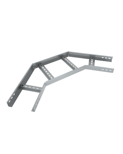 Угол лестничный горизонтальный 90 гр. 100х200х1,5 мм HD КМ-Профиль (LGL90-100-200-1.5 HD) в Ессентуках Аксессуары для лотков Pintop.ru