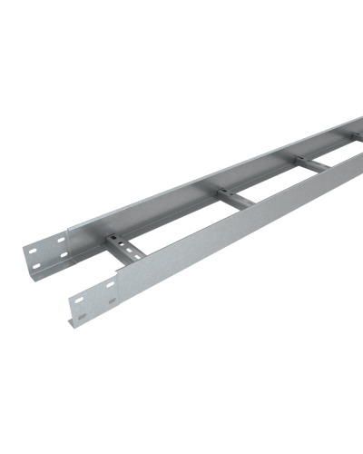 Лоток лестничный 80х300х1,2 L2000 мм Быстрый монтаж КМ-Профиль (LLS80-300-1.2-2000) в Ессентуках Кабельные лотки Pintop.ru