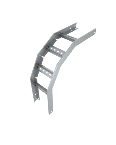 Угол лестничный вертикальный внешний 90 гр. 100х150х1,2 мм Быстрый монтаж HD КМ-Профиль (LVLS90-100-150-1.2 HD) в Ессентуках Аксессуары для лотков Pintop.ru