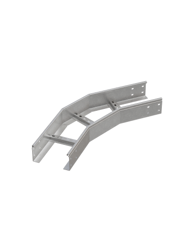 Угол лестничный горизонтальный 45 гр. 100х700х1,2 мм HD N КМ-профиль (LGL45-100-700-1.2 HD N) в Ессентуках Аксессуары для лотков Pintop.ru