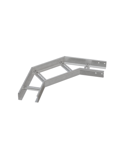 Угол лестничный горизонтальный 90 гр. 80х400х1,2 мм INOX304 N КМ-Профиль (LGL90-80-400-1.2 INOX304 N) в Ессентуках Аксессуары для лотков Pintop.ru