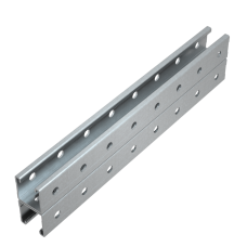 Страт-профиль двойной 41х41 L5500 мм s:1,5 (тройная перфорация) HD85 КМ-профиль (2STP41-41-5500 3P HD85)