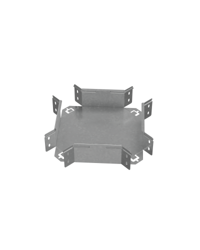 Х-разветвитель 80х100 мм ПЛЮС HD85 КМ-профиль (XDplus80-100 HD85) в Ессентуках Аксессуары для лотков Pintop.ru