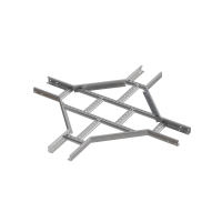 Х-разветвитель лестничный 50х200х1,2 мм INOX304 N КМ-Профиль (LXD50-200-1.2 INOX304 N)