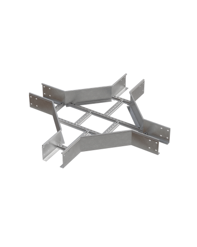 Х-разветвитель лестничный 150х800х1,5 мм N КМ-профиль (LXD150-800-1.5 N) в Ессентуках Аксессуары для лотков Pintop.ru