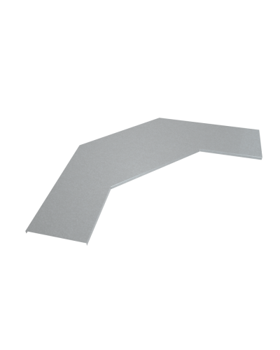 Крышка лестничного горизонтального угла 90 гр. 400 мм INOX304 КМ-Профиль (KLGL90-400 INOX304) в Ессентуках Аксессуары для лотков Pintop.ru