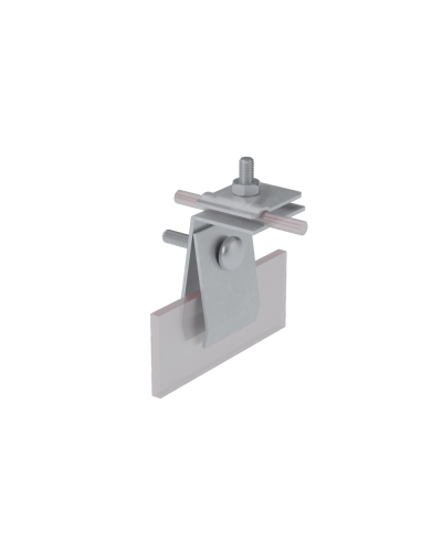 Фальцевый держатель H70 мм для прутка Ø 5-10 мм HD КМ-Профиль (FD-H70-D5-10 HD) в Ессентуках Монтажные материалы Pintop.ru