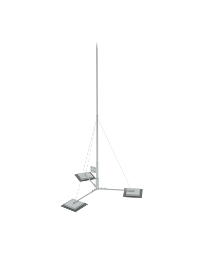 Вольностоящая молниеприемная мачта составная H4 м HD КМ-Профиль (VMR-H4 HD) в Ессентуках Монтажные материалы Pintop.ru