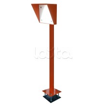 Стойка для считывателя Аякс 170х180 мм, черная, Базовая, прямая