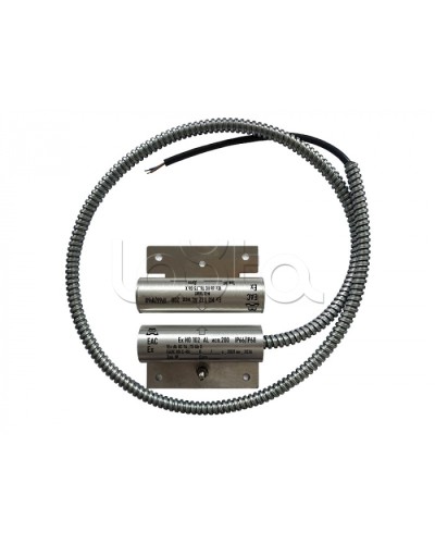 Извещатель охранный точечный магнитоконтактный взрывозащищённый Магнито-контакт Ех ИО102 Al исп.251 (торцевой), с постоянно присоединенным кабелем в металлорукаве (штатно кабель 2х0,75 - 1м), 1Ex d IIC T6 Gb АТФЕ.425119.171 в Ессентуках Извещатели охранн