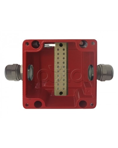 Коробка соединительная Магнито-контакт МКС 2ВК «МОРОЗ» цвет красный, с датчиком вскрытия корпуса (тампером), IP66/IP68 в Ессентуках Распределительные коробки Pintop.ru