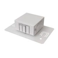 Коробка монтажная огнестойкая металлическая для троса КМОМ-ТС (8к х 10мм) 152х106х44 IP31 ПожТехКабель (077-006)