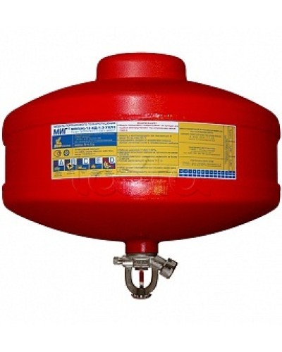Модуль порошкового пажаротушения ПОЖТЕХНИКА МПП-12/93 МИГ (температура срабатывания +93°С) (красный) в Ессентуках Модули порошковые Pintop.ru