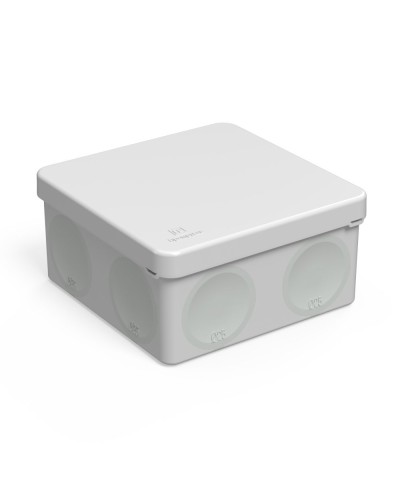 Коробка распред. 60-0300м двухкомп. безгалогенная (HF) 100х100х50 (8шт/уп) Промрукав (60-0300м) в Ессентуках Распределительные коробки Pintop.ru