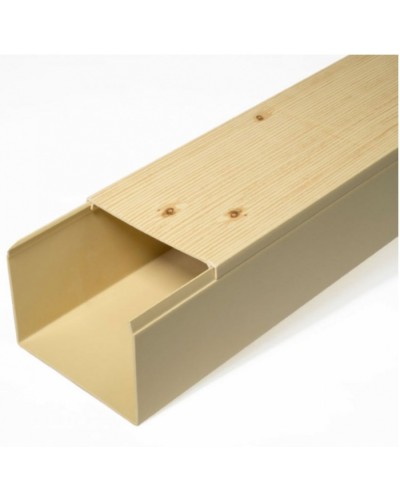 Кабель-канал сосна 2-й замок 80х60 (18м/уп) Промрукав (PR.025452) в Ессентуках Кабель-канал Pintop.ru