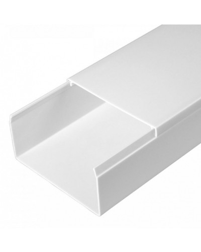 Кабель-канал белый 2-й замок в г/к 80х40 (30м/уп) Промрукав (PR.058040) в Ессентуках Кабель-канал Pintop.ru