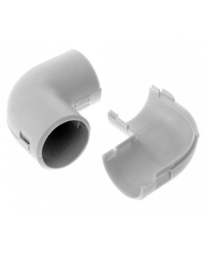 Соединитель угловой разборный д25 (5шт/300шт уп/кор) Промрукав (PR.07525м) в Ессентуках Повороты, муфты, тройники Pintop.ru