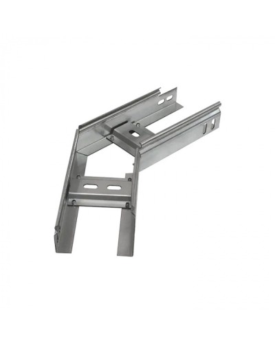 Угол горизонтальный 45 градусов лестничный 400х200 (1,5 мм) Промрукав (PR08.5474) в Ессентуках Аксессуары для лотков Pintop.ru