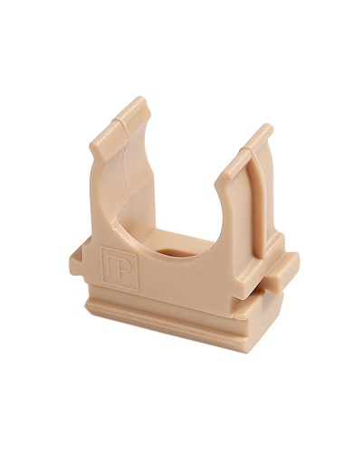 Крепёж-клипса для труб АБС-пластик сосна д25 в малой упаковке (10шт/500шт уп/кор) Промрукав (PR13.0056) в Ессентуках Держатели, клипсы, скобы Pintop.ru