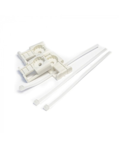 Комплекты крепления площадка для прямого монтажа белая со стяжкой 2,5х100 мм (100 шт) Промрукав (PR13.02512) в Ессентуках Аксессуары для кабель-канала Pintop.ru