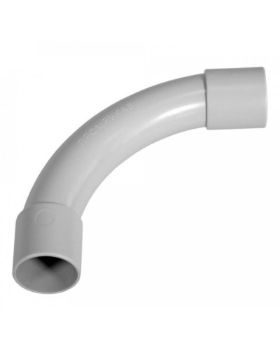 Соединитель угловой д16 безгалогенный (HF) атмосферостойкий серый (70шт/980шт уп/кор) Промрукав (PR13.0356) в Ессентуках Повороты, муфты, тройники Pintop.ru