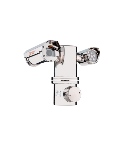 Взрывозащищенный термокожух на поворотной платформе для IP видеокамеры с ИК подсветкой. Напряжение питания: 24 VDC/VAC в Ессентуках Системы видеонаблюдения Pintop.ru