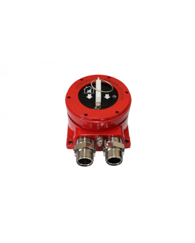 Извещатель пожарный ручной взрывозащищённый адресный Рубеж ExИП 535-1В-R3-А-MG1/2+3-М20-Класс А в Ессентуках Адресная система пожарной сигнализации РУБЕЖ Pintop.ru