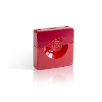 Оповещатель светозвуковой Рубеж ОПОП 124-7 12В(корпус красный)