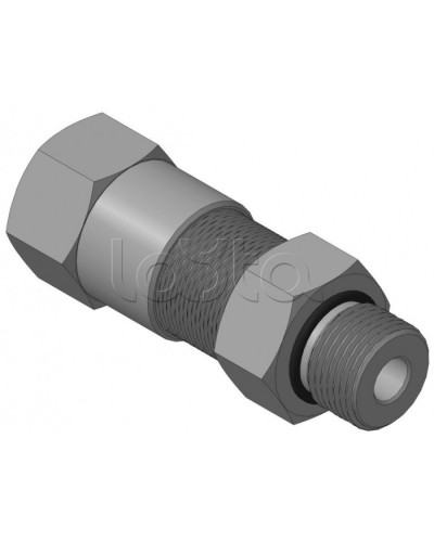 Кабельный ввод с резьбой G1/2 мм для прокладки кабеля в металлорукаве РЗ-ЦП-10, с уплотнением кабеля и проходным диаметром кабеля d=2-6 мм Спектрон КВМ-10/6-Н-G1/2 в Ессентуках Аксессуары для кабель-канала Pintop.ru