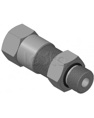 Кабельный ввод с резьбой G1/2 мм для прокладки кабеля в металлорукаве РЗ-ЦП-10, с уплотнением кабеля и проходным диаметром кабеля d=4-8 мм Спектрон КВМ-10/8-М-G1/2 в Ессентуках Аксессуары для кабель-канала Pintop.ru