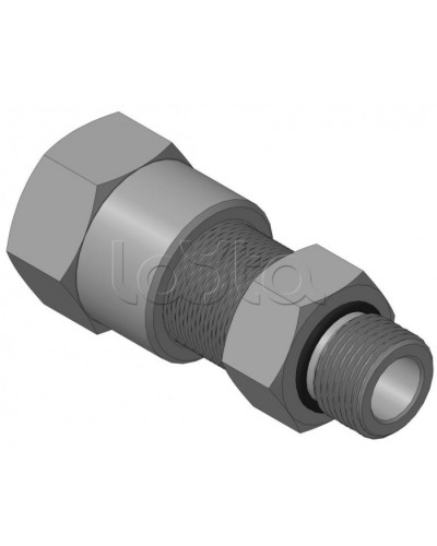 Кабельный ввод с резьбой G1/2 мм для прокладки кабеля в металлорукаве РЗ-ЦП-15, с уплотнением кабеля и проходным диаметром кабеля d=8-12 мм Спектрон КВМ-15/12-М-G1/2 в Ессентуках Аксессуары для кабель-канала Pintop.ru